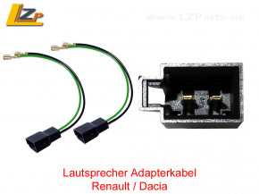 Lautsprecher Adapterkabel Renault / Dacia
