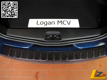 Dacia Logan MCV II Ladekantenschutz außen Schwarz