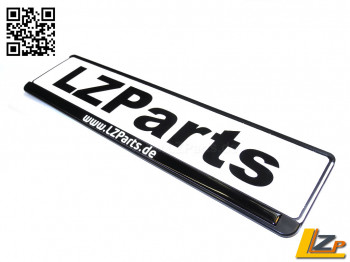 Logo Marke LZParts 485 x 16 Gel Kennzeichenleisten Aufkleber