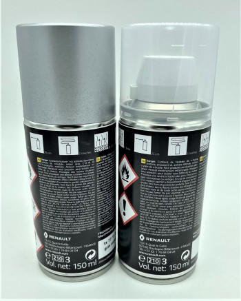 Renault / Dacia Lackspray Basislack + Klarlack 369 Arktisweiß Renault / Dacia Lackspray Basislack + Klarlack 369 Arktisweiß