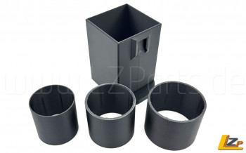 LZPoint Dacia Duster III Bigster Extender 6 Gang Getränkehalter 1 Liter Eckig Matrjoschka System Set