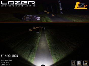 Lazer Lamps ST-2 Evolution Fernlicht Scheinwerfer mit E Prüfzeichen