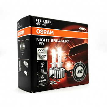Osram Night Breaker LED H7/H1mit Zulassung für Dacia Duster