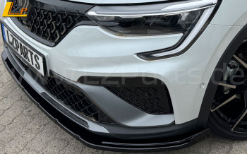 Renault Arkana RS Line Alpine Frontlippe Spoilerlippe Frontansatz mit Wing Schwarz Glanz