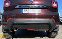 Dacia Duster II Antec Parkschutzrohr Heckbügel 4x4 AdBlue Unterfahrschutz Schwarz Pulverbeschichtet by LZParts