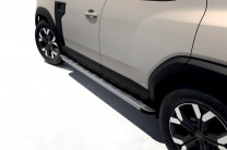 Dacia Duster III Seitentrittbretter Trittbretter Trittstufen mit Montagesatz