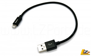 Hama  Lade- / Datenkabel USB-A auf Lightning Schwarz