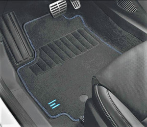 Renault Arkana Textil E-Tech Fußmatten Set Vorne und Hinten