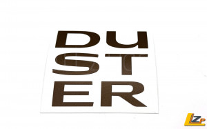 Dacia Duster II Seitenschutzleisten Schriftzug Bronze