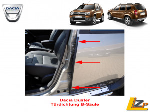 Dacia Duster I Türdichtungen Set B-Säule kurz