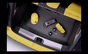 Renault R5 Kofferraumwanne mit erhöhtem Rand (Textil & Gummi)