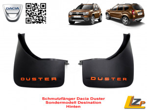 Dacia Duster I Schmutzfänger hinten Sondermodell Destination