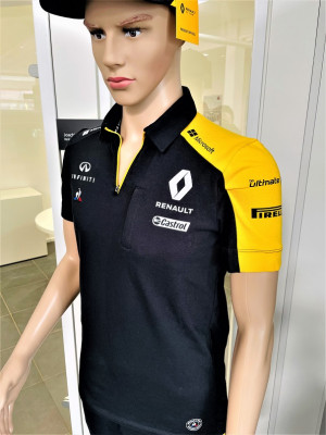 Renault F1 Poloshirt Herren in Schwarz