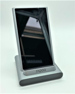 Rapoo Kabellose QI-Dual-Ladestation inkl. Netzteil XC350 Silber bis zu 15W