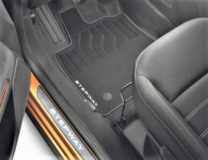 Dacia Sandero Stepway III Textil Premium Fußmatten Set Vorne und Hinten