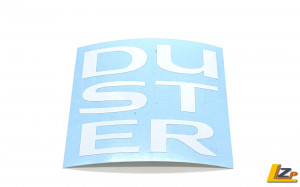 Dacia Duster II Seitenschutzleisten Schriftzug Weiss