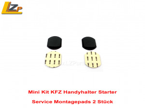 Mini Kit KFZ Handy- Smartphonehalter Service Pack Montagepads 2 Stück