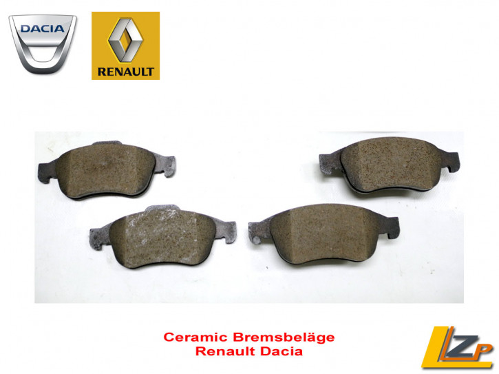Keramik / Ceramic Bremsbeläge ATE Renault / Dacia