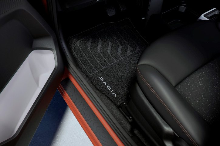 Dacia Spring Phase II Textilfußmatten Comfort
