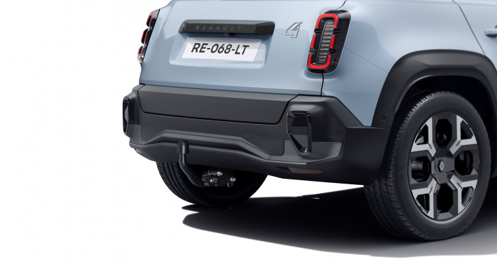 Renault R4 Anhängerkupplung abnehmbar mit 13-poligem E-Satz