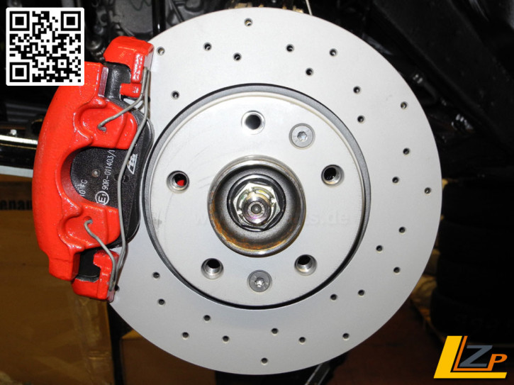 2x Zimmermann Sport-Bremsscheibe  + Keramik Bremsbeläge / Gelocht Dacia Duster 1.6 16V Benzin