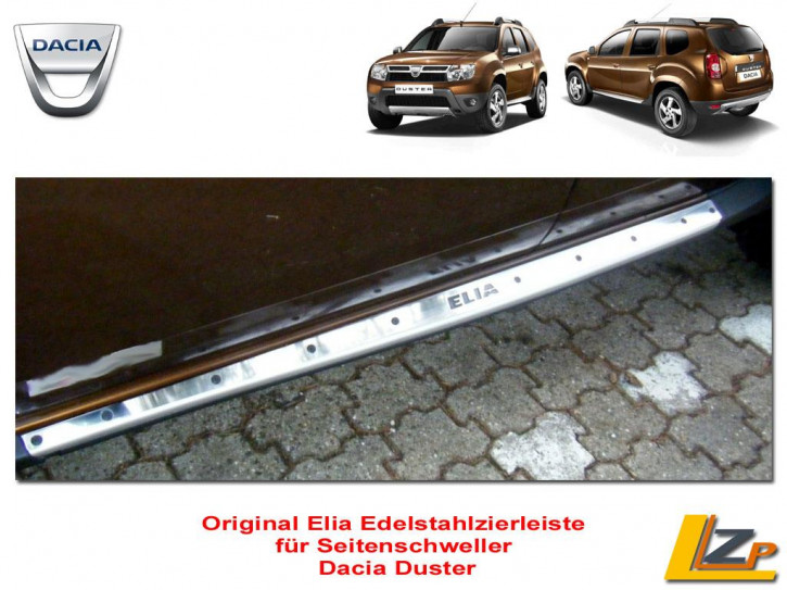 Edelstahl Seitenschweller Für Duster 2018+ - 6-teiliges Chrom Set