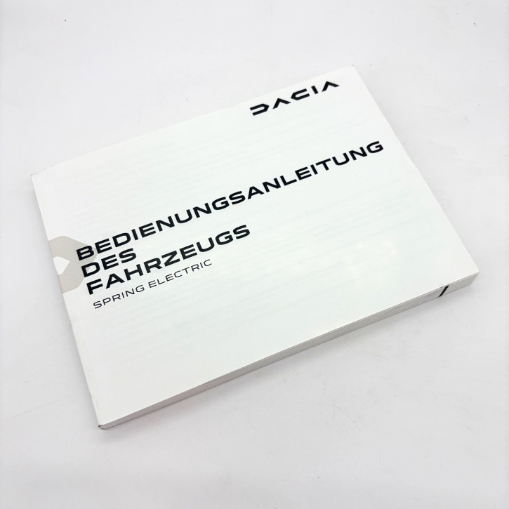 Dacia Spring Electric Bedienungsanleitung & Wartungsheft