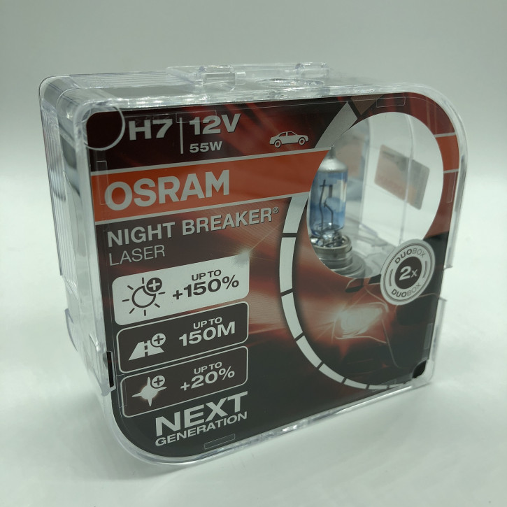 Osram Night Breacker LASER 2er Set H7