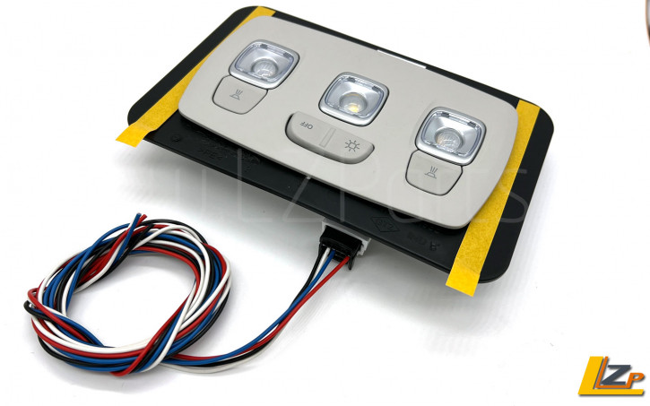 Renault / Dacia Light Upgrade Innenraumleuchte LED mit Fahrer- und Beifahrer Leselampe