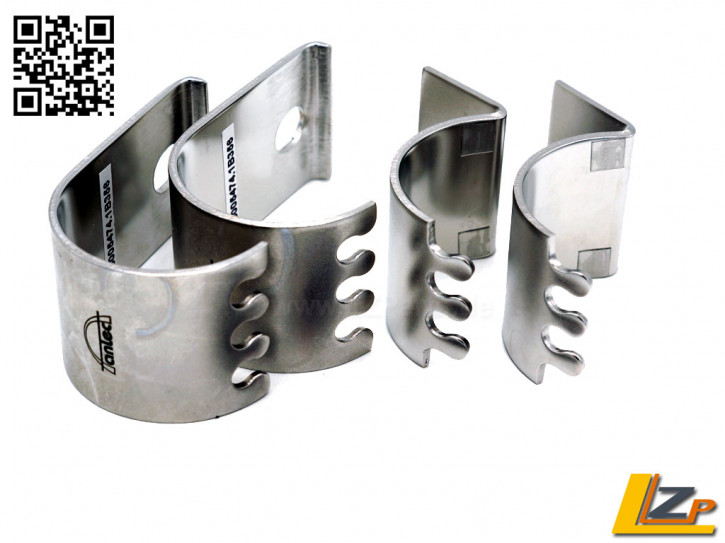 Antec Frontbügel Klemm- Lampenhalter für Rohr 42mm Silber