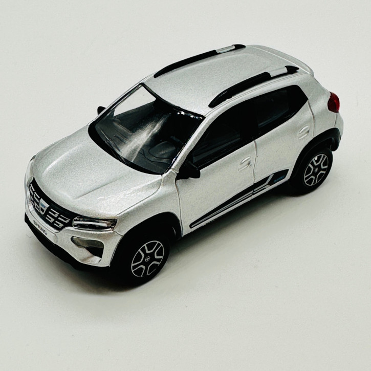 Dacia Spring Modellauto Farbe: Silber Maßstab 1/43 NEU/OVP