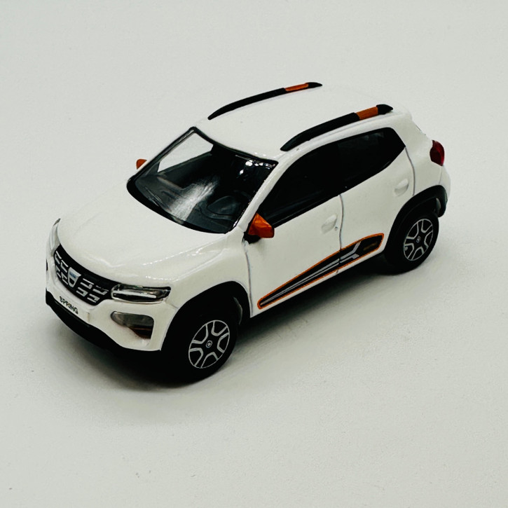 Dacia Spring Modellauto Farbe: Weiß Maßstab 1/43 NEU/OVP