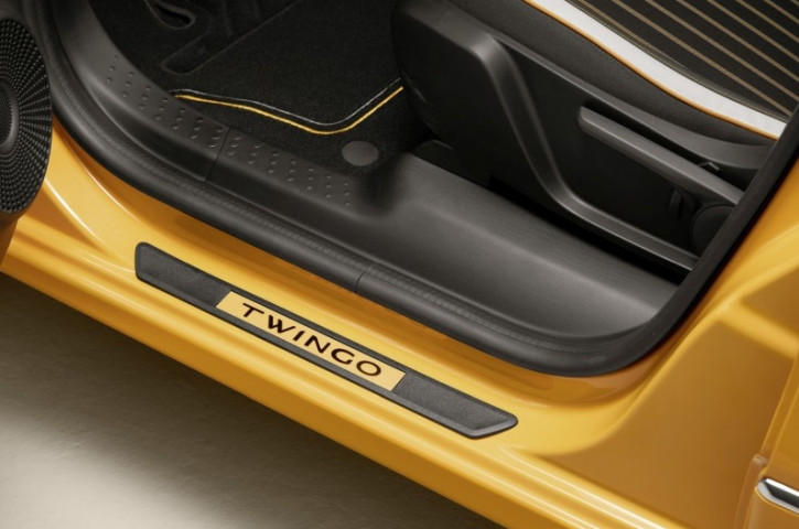 Renault Twingo III Einstiegsleisten Gelb