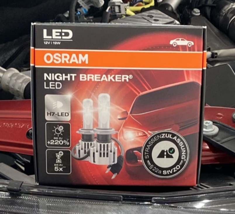 Osram Night Breaker H7 LED mit Zulassung für Dacia Duster