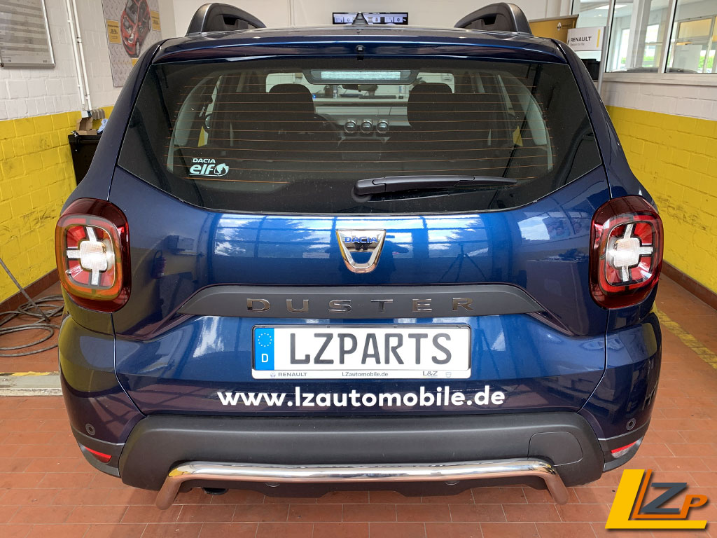 Dacia Duster II Antec Parkschutzrohr Heckbügel Chrom poliert 4x4 AdBlue  Unterfahrschutz by LZParts