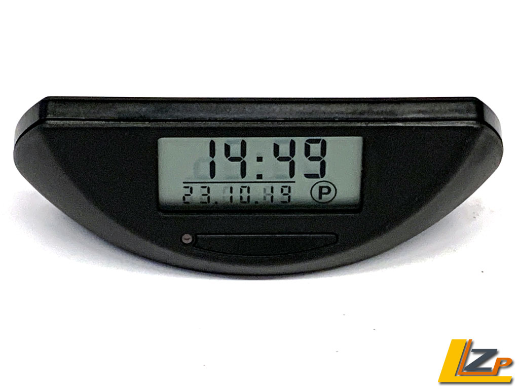 PEARL Parkscheibe: Uhr im Parkscheibendesign mit Stop-Hebel (Elektronische  Parkscheibe)