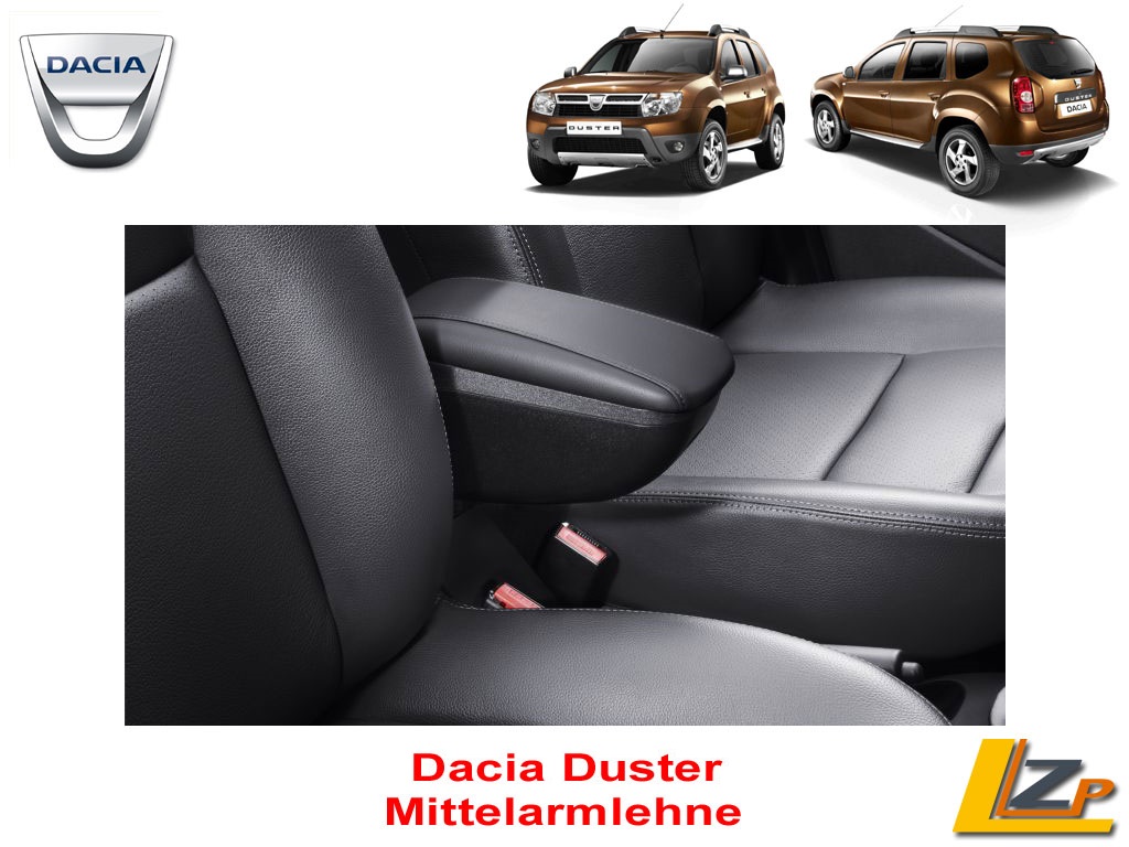 Mittelarmlehne Armlehne für Dacia Duster I 2010-2018 Mittelkonsole Schwarz  1x